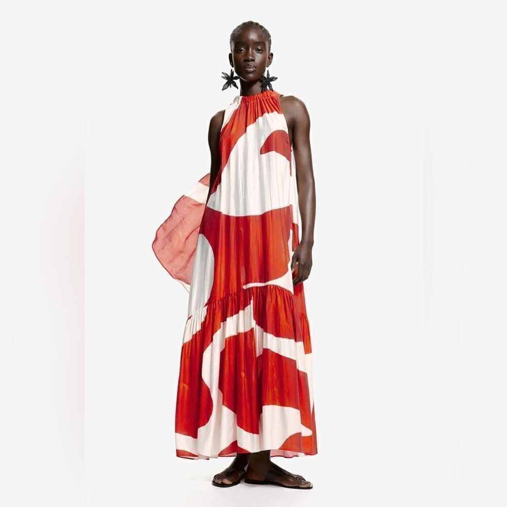H&M Voluminous Maxi Dress - Picture 2 of 6